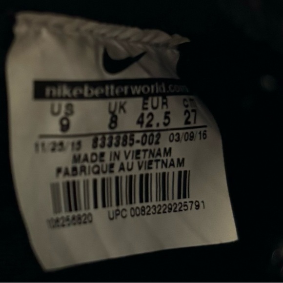 Nike Vapour Untouchable Pro 833385-002 Size 9 US - Picture 2 of 6